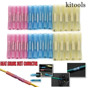 200/50x Schrumpfverbinder Quetschverbinder isoliert Stoßverbinder Kabelverbinder - Bild 1 von 18