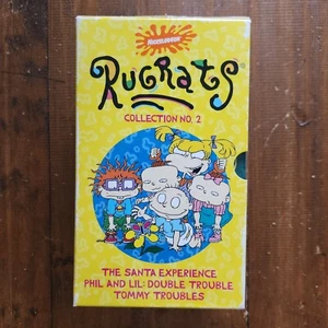 Rugrats Boxed Collection 2 Nickelodeon Cartoon 3 x VHS Video Tapes - Picture 1 of 6