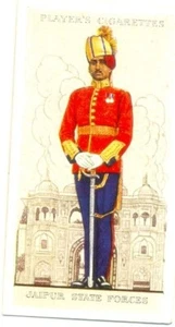 1938 John Player Military Uniforms British Empire-Jaipur State Forces - Foto 1 di 1