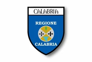 sticker adesivi adesivo stemma citta bandiera auto moto calabria calabrese - Imagen 1 de 1