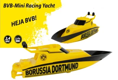 Siva BVB Mini Racing Yacht | RC ferngesteuertes Boot für Racing-Spaß & Fans! - Bild 1 von 4