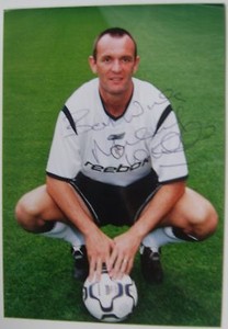 Mike Whitlow signed football club card Bolton