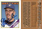 Mark Knudson Signed 1988 Topps #61 Card Milwaukee Brewers Auto AU