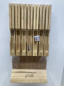 Placeres para cocinar, soporte para cuchillos, 7 soportes, madera, NUEVO - Imagen 1 de 1