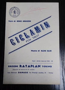 FC414_CICLAMIN OX TROT_NINO ARGON_EDIZIONI RATAPLAN_ALDO ALDI_SPARTITO - Foto 1 di 1