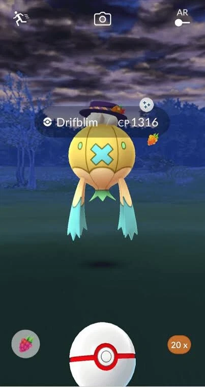 Shiny Drifblim Mischief Halloween  - Pokémon GO ✅Instant Trading ✅20k Stardust  - Image 1 of 1