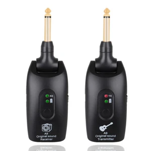 Wireless Guitar System 2.4 GHz Rechargeable Audio Wireless Transmitter Receiver - Picture 1 of 8