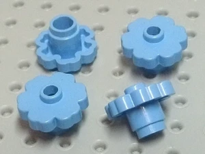 Lego Planta Flor 2x2 con Agujero [4728] Azul Claro x4 - Imagen 1 de 5