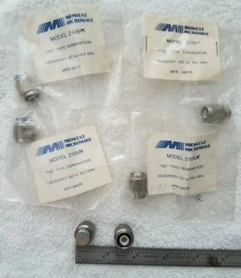 Midwest Microwave 2108M, DC-18GHz, TNC(M), 50 Ohm-Termination - Image 1 of 4