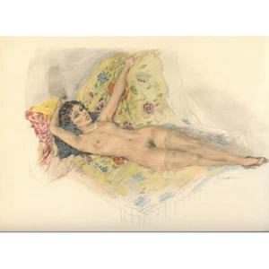 Estampado - Edouard Chimot: Mujer Desnuda - Art Deco - Listo para enmarcar - Chimot8 - Imagen 1 de 1