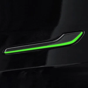 4Pcs Luminous Car Door Handle Protector Sticker for Tesla Model 3/ Y 2017-2023 - Picture 1 of 10