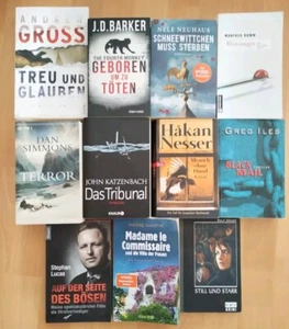 BUCHPAKET Nesser Neuhaus Katzenbach Simmons KRIMI THRILLER Bücher Paket Sammlung - Bild 1 von 2