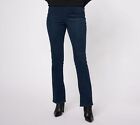 Denim And Co Signature Perfect Flex Tall Jeans Dark Wash 12 New
