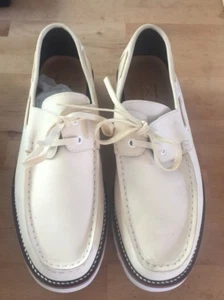 General Idea By Launching M Visvim Korea Off-White Boat Shoe Wedge Sole. - Picture 1 of 6