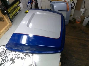 HARLEY DAVIDSON GENUINE TOURING TOUR PAK LID 53000087 BLUE GRAY OEM ORIGINAL - Picture 1 of 7