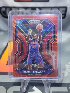 2020-21 Panini Prizm Red Wave Prizm Isaiah Stewart RC Detroit Pistons - Foto 1 di 2