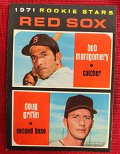 1971 Topps Rookies Stars #176 Doug Griffin/Bob Montgomery Boston Red Sox