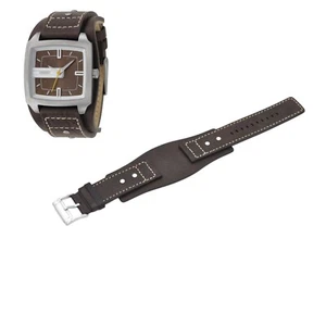 Correa de reloj de cuero marrón JR9990 24 mm para fósil - Imagen 1 de 9