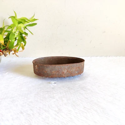 1920s Vintage Primitive Iron Oval Shaped Grater Old Decorative Collectible I139 - Image 1 of 4