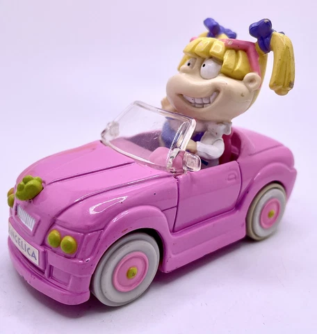 Rugrats Angelica Classy Cruiser Pink Car Cynthia Wobblin’ Riders Diecast 1999 Cover