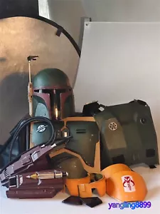 Mandalorian Cosplay The Book of Boba Fett Edition set armatura corpo intero & casco FRP - Foto 1 di 27