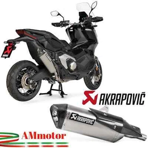 Akrapovic Honda X-Adv 750 2023 Terminale Di Scarico Moto In Titanio Omologato - Imagen 1 de 6