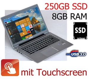 ULTRABOOK LENOVO U430 i5 TOUCHSCREEN 250GB SSD 8GB WLAN DEUTSCHE T. BELEUCHTUNG - Bild 1 von 1