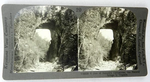 Nature's Curiosities - Land Bridge, Virginia - Stereoview Card - Stereoscope - Picture 1 of 3