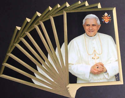 10 x Autogrammkarte Faksimile DIN A5 Papst Benedikt XVI. - Bild 1 von 2