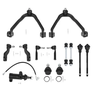 For Chevy Silverado 1500 Front Upper Control Arms Tie Rods Idler Arm Kit 13pcs - Picture 1 of 7