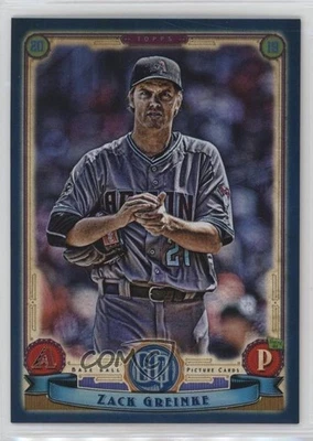 2019 Topps Gypsy Queen Indigo /250 Zack Greinke #62 - Image 1 of 2