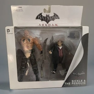 DC 收藏品可动人偶 - 蝙蝠侠阿卡姆城 2 件装 - SICKLE & THE PENGUIN - 第 1 张/共 9 张
