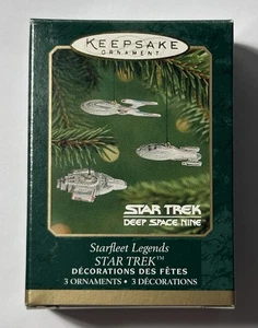Hallmark Andenken Star Trek Deep Space Nine Sternenflottenlegenden Mini Ornamente - Bild 1 von 11