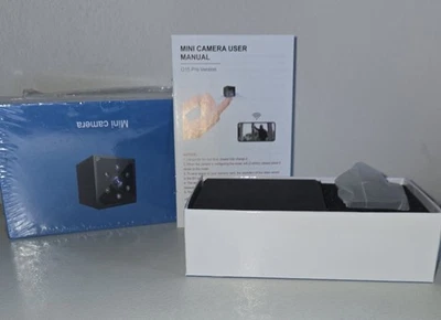 KEAN Mini Camera 4K HD, Model Q15, WiFi, Night Vision. NWT. 1.3” Square