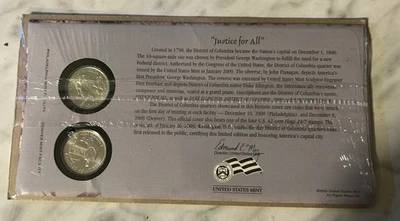 2008 District Of Columbia P&D Quarters - Sealed First Day Cover Envelope - Image 1 of 4