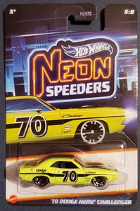 Hot Wheels '70 Dodge Hemi Challenger Neon Speeders 5/8 - Picture 1 of 5