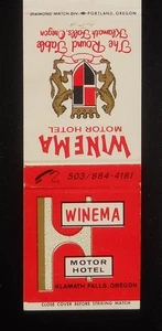 1970er Winema Motor Hotel The Round Table 1111 Main Street Klamath Falls OR MB - Bild 1 von 2
