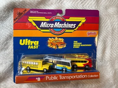 1989 Micro Machines ULTRA FAST Public Transportation Collection #8 * VERY RARE - Image 1 of 4