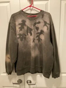LL Bean Traditional Fit Pullover Sweatshirt Frosted Winter/Tie-Dye Like XXL - Picture 1 of 3
