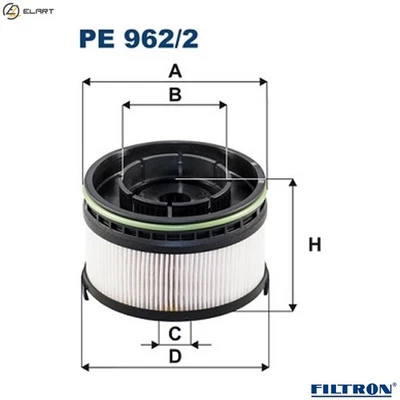 FUEL FILTER PE 962/2 FOR MERCEDES-BENZ C-CLASS/All-Terrain/T-MODEL/T-Model 2.0L - Image 1 of 4