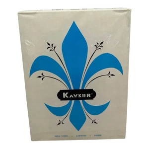 Vintage Kayser Seamless All Nylon Stockings 10 1/2 M 4498 Licorice RHT - Picture 1 of 5