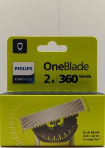 Philips OneBlade 360-Klingen - 2x 360-Ersatzklingen, Trimmen und Rasieren Neu - Bild 1 von 1