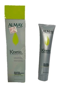 Almay Kinetin Skincare De-aging Neck and Chest Treatment 3.75 Oz FULL - Picture 1 of 7