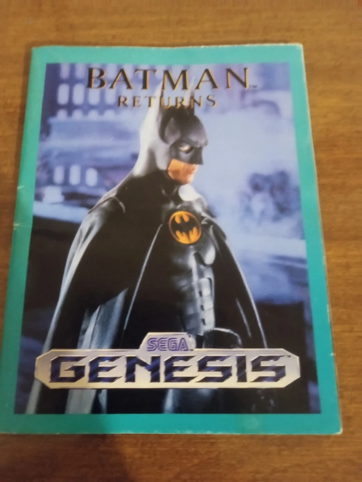 Batman Returns Sega Genesis Instruction Manual Booklet Only, No Game - Image 1 of 1