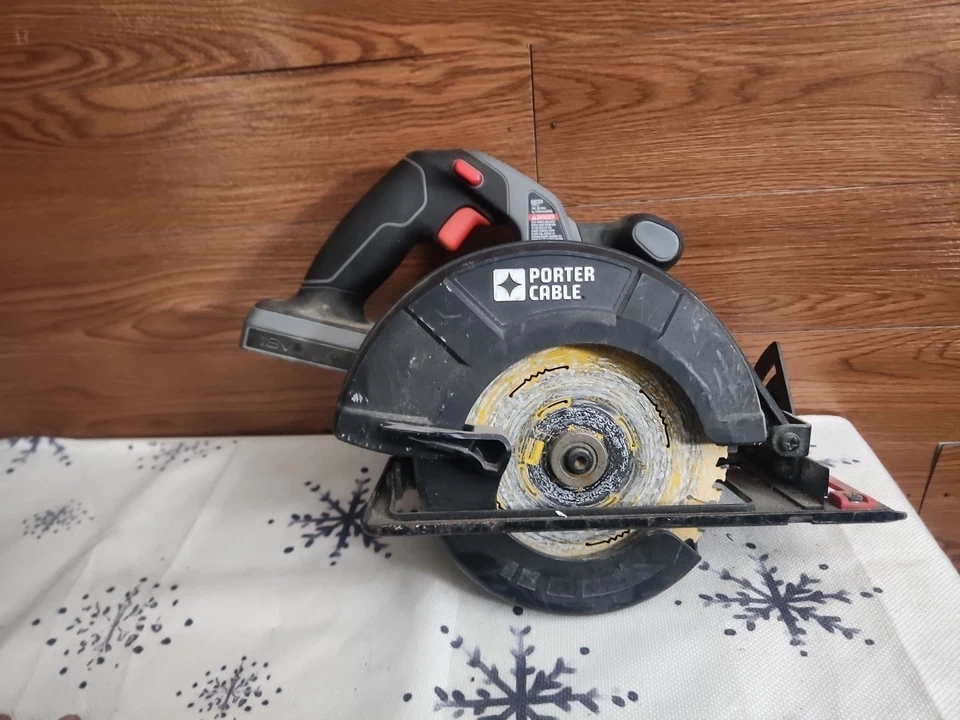 Herramienta de sierra circular Porter Cable PC186CS 18V solo probada funciona Foto 1 de 4
