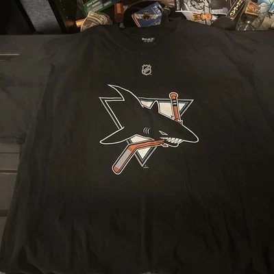 San Jose Sharks Joe Thornton Reebok Shirt Size L - Image 1 of 3