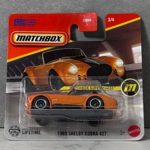 Matchbox Super Chase 1965 Shelby Cobra 427 - New Case 2025 - Combine Postage - Picture 1 of 1
