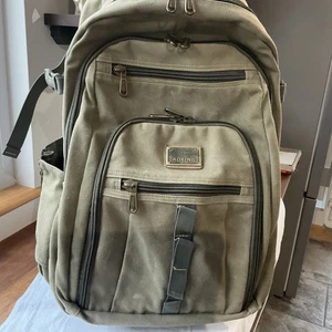 Aoking High Density Canvas Wheeled Rucksack, Backpack, Hiking, Festival - Picture 1 of 16