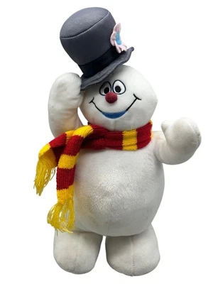 Vintage Hallmark Frosty The Snowman Plush Toy With Hat & Scarf 15” Sings READ - Image 1 of 4