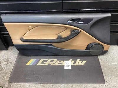 NO ARM REST! 1999-2006 BMW E46 325Ci 330Ci Coupe Vert Left Door Card Naturbraun - Image 1 of 4